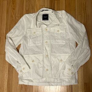 TODD SNYDER Linen 4-pocket Safari Shirt Jacket Medium Mint Condition